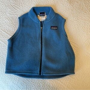 Patagonia Blue Baby Boy 18 months Fleece Vest